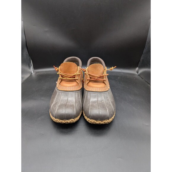 LL Bean Rubber Moc Low Duck Boots Tan Brown Womens Size 10 - Picture 1 of 12